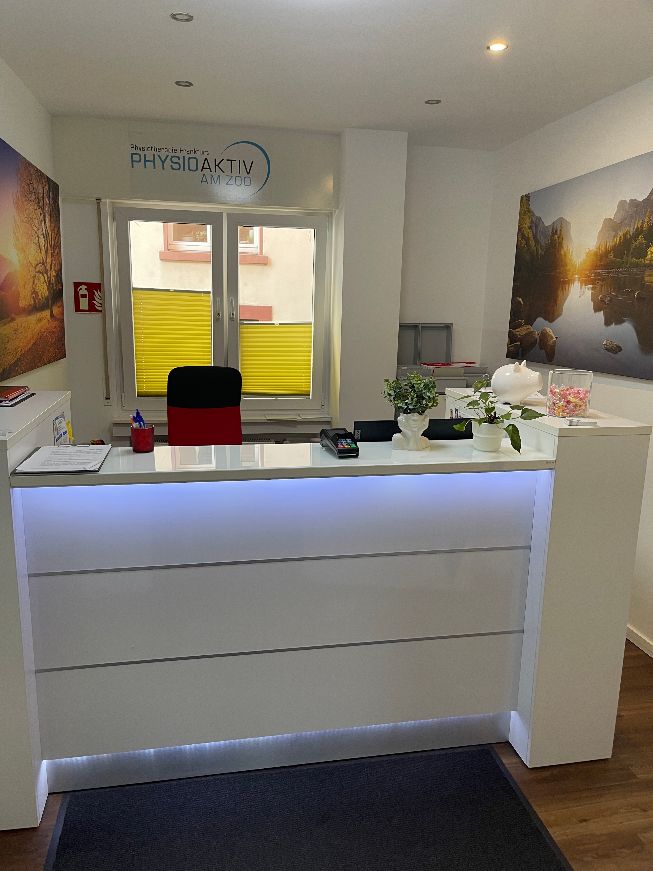 Rezeption der Praxis Physio Aktiv am Zoo